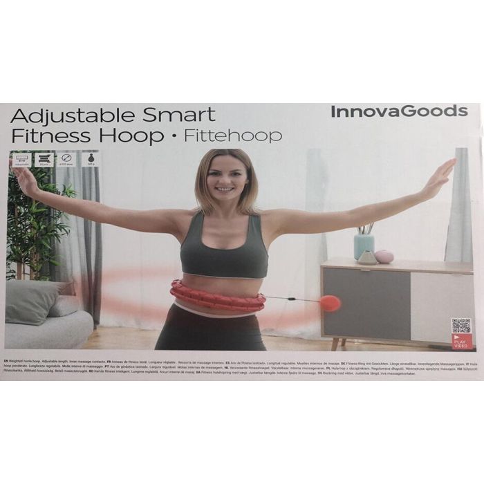 Aro de Fitness Inteligente Ajustable con Peso Fittehoop InnovaGoods 1 Aro de Fitness Inteligente Ajustable con Peso Fittehoop InnovaGoods 1