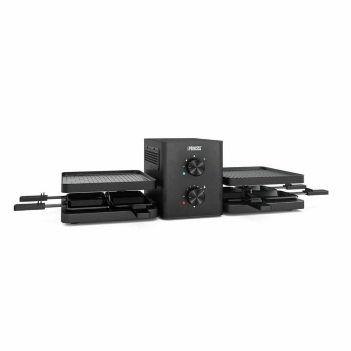 Princess 162660 Raclette Purify Parrilla Eléctrica 1500W con Sistema de Purificación de Aire para 8 Personas