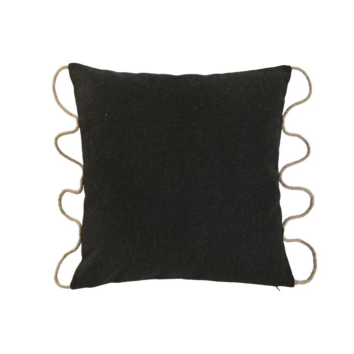 Cojin Shabby DKD Home Decor Negro 15 x 45 x 45 cm