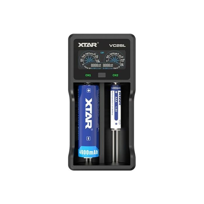 Cargador de Batería Xtar VC2SL Baterías x 2 1 Cargador de Batería Xtar VC2SL Baterías x 2 1