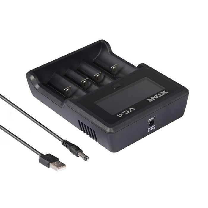 Cargador de Pilas Xtar VC4 Baterías x 4 4 Cargador de Pilas Xtar VC4 Baterías x 4 4