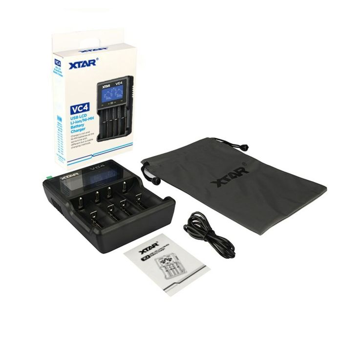 Cargador de Pilas Xtar VC4 Baterías x 4 2 Cargador de Pilas Xtar VC4 Baterías x 4 2