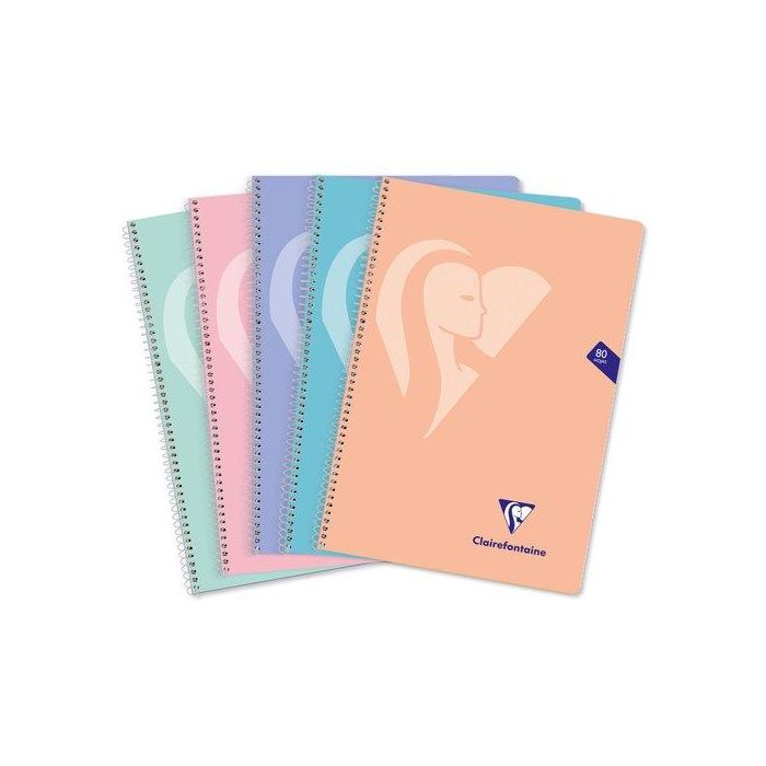 Bloc Clairefontaine Mimesys Fº 80H 4X4 90G Colores Pastel (Set de 5)