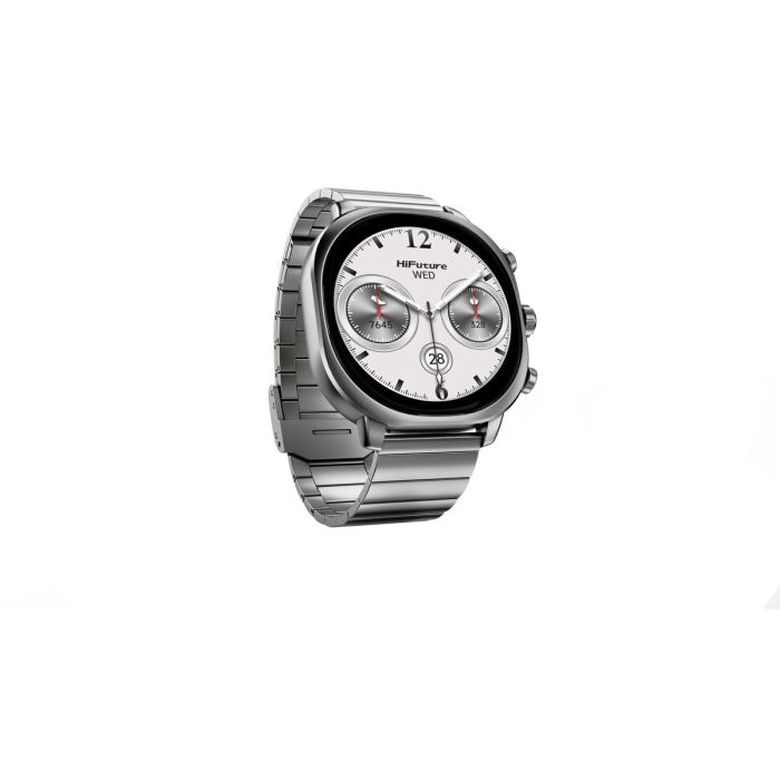 Hifuture Aix Luxury Smartwatch Stainless Steel Silver Aix-Silver