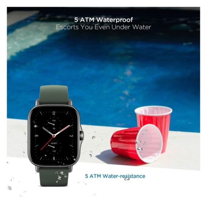 Smartwatch Amazfit GTS 2e 1,65" AMOLED 246 mAh Verde 5