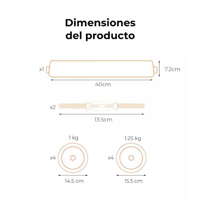 Mancuernas Xiaomi FED 10 kg 10 kg 6