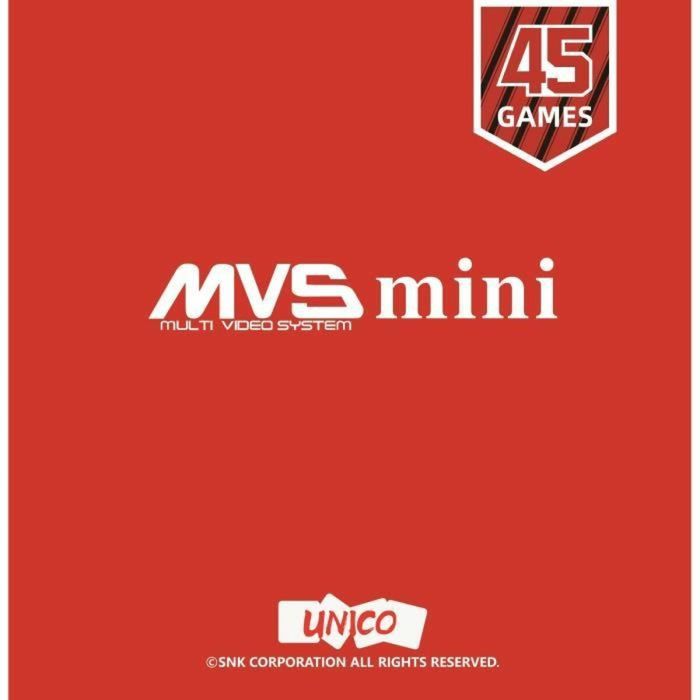 Máquina Arcade Just For Games Snk Neogeo Mvs Mini Sobremesa Rojo 3,5" 1