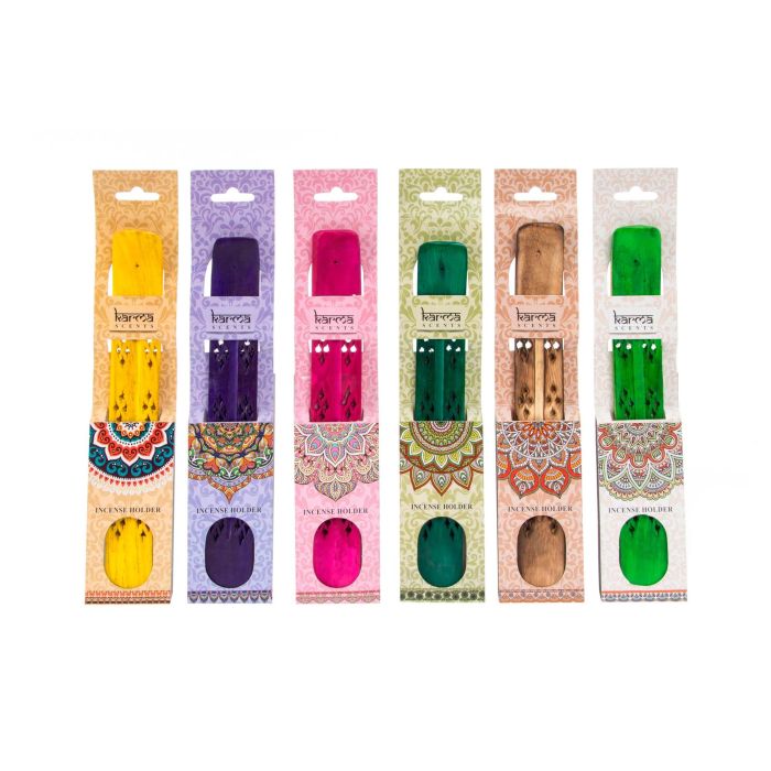 DKD Home Decor Soporte de Incienso Indio Mandala Multicolor de Madera Hecho a Mano Reciclable 25x1x4cm (Pack de 12 Unidades Surtidas) DKD Home Decor Soporte de Incienso Indio Mandala Multicolor de Madera Hecho a Mano Reciclable 25x1x4cm (Pack de 12 Unidades Surtidas)