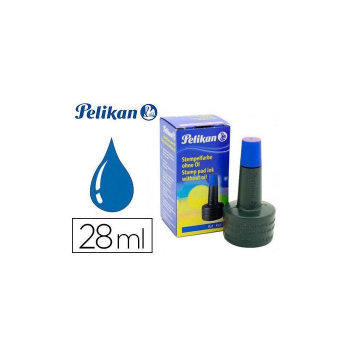 Tinta Tampon Pelikan Azul Bote 28 mL