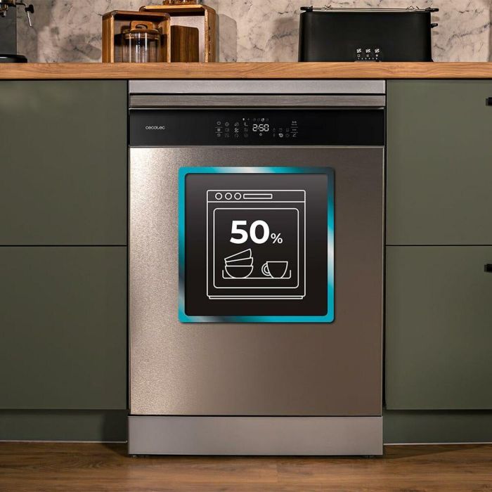 Lavavajillas Cecotec Aguazero 6800 Inox A 59,8 cm Acero 10