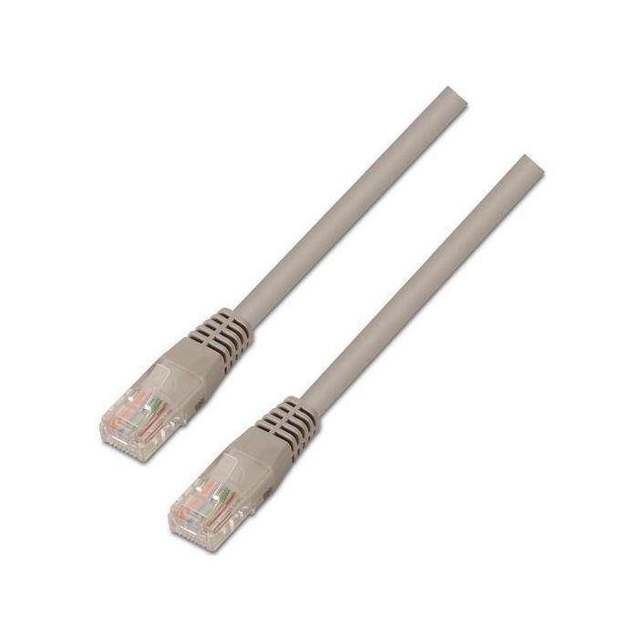Aisens Cable de Red Latiguillo RJ45 Cat.5E UTP AWG24 Gris 1.0M