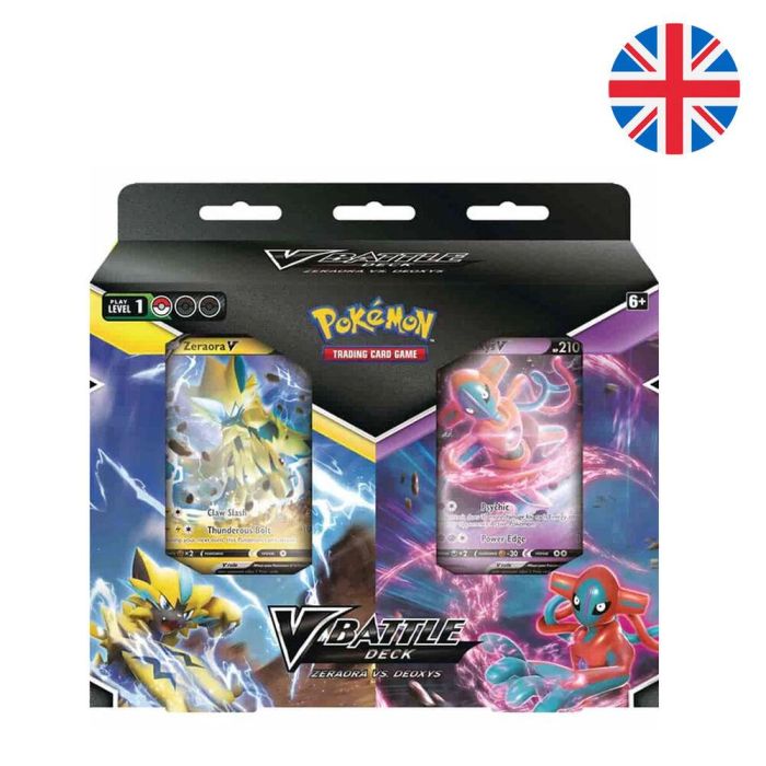 V Battle Deck juego cartas coleccionables Deoxys vs Zeraora Pokemon ingles 0 V Battle Deck juego cartas coleccionables Deoxys vs Zeraora Pokemon ingles 0