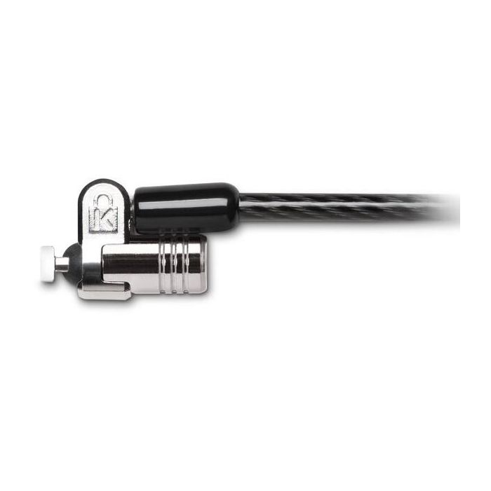Kensington K65020EU Candado de Seguridad con Llave MicroSaver 2.0 para Portátil, Cable de Acero al Carbón, Negro/Plata 1