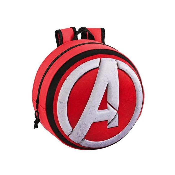Mochila Escolar 3D The Avengers Rojo Negro Blanco (31 x 31 x 10 cm) 4 Mochila Escolar 3D The Avengers Rojo Negro Blanco (31 x 31 x 10 cm) 4