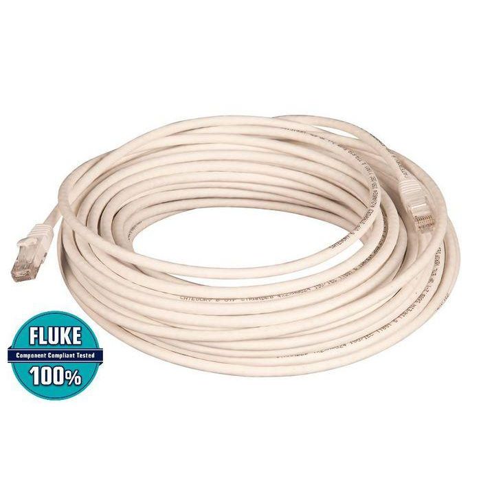 Lanview Cable de Red Cat6 U/UTP 20m Blanco LSZH para Conexiones en Armarios y a Dispositivos 1