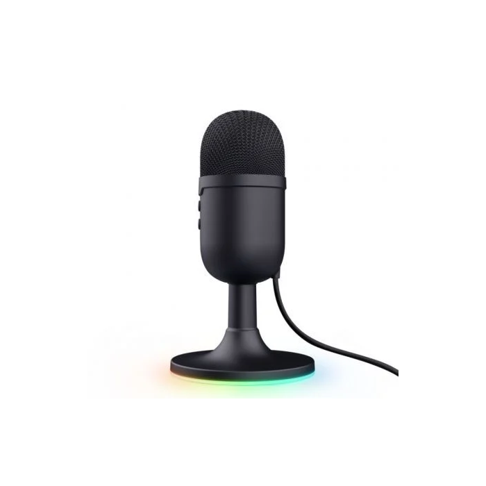 Trust Gaming Micrófono GXT 234 Yunix USB Negro para Gaming y Streaming, Conexión USB Universal, Sonido Cardioide Nítido con Iluminación RGB 4