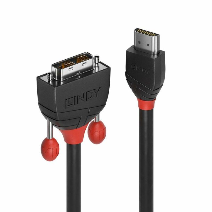 Cable HDMI a DVI LINDY 36272 2 m Negro