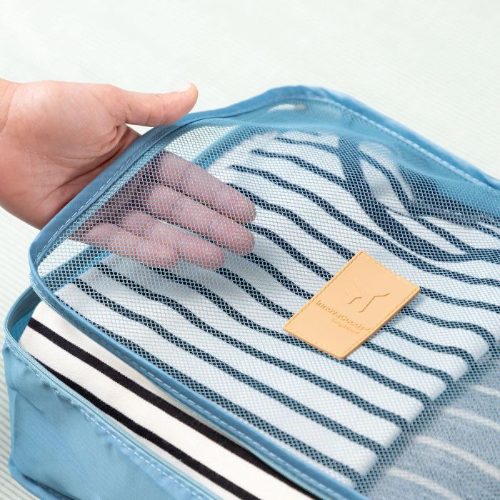 Set de Bolsas Organizadoras para Maletas Luggan InnovaGoods 6 Piezas 5 Set de Bolsas Organizadoras para Maletas Luggan InnovaGoods 6 Piezas 5