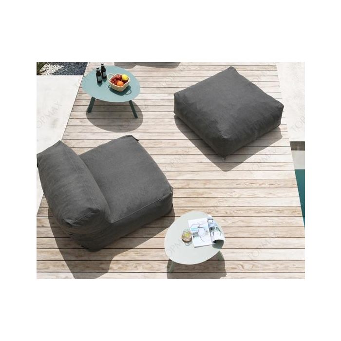 Pouf Terraza Y Jardin DKD Home Decor Beige 87 x 32 x 87 cm 2 Pouf Terraza Y Jardin DKD Home Decor Beige 87 x 32 x 87 cm 2