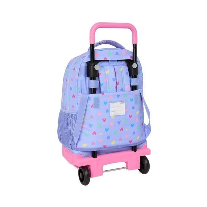 Mochila Escolar Benetton Lila Lila 33 x 45 x 22 cm 1
