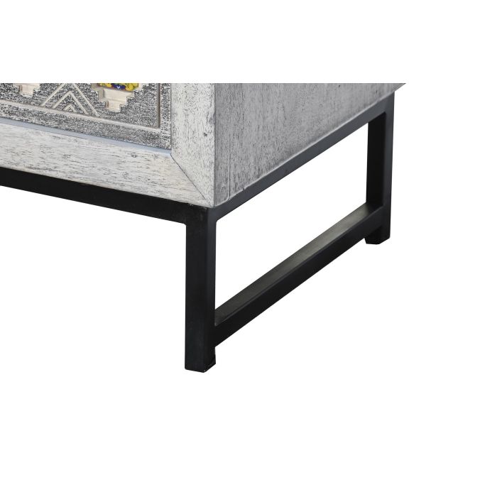 Cómoda DKD Home Decor Cerámica Gris Blanco Madera de mango (80 x 38 x 80 cm) 4 Cómoda DKD Home Decor Cerámica Gris Blanco Madera de mango (80 x 38 x 80 cm) 4