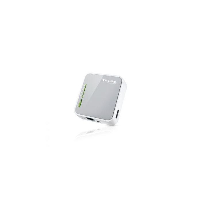 TP-Link TL-MR3020 Router Inalámbrico Portátil 3G/4G 150Mbps 2.4GHz WiFi 802.11n/g/b 3 Modos (Router, AP, Cliente WISP) 1