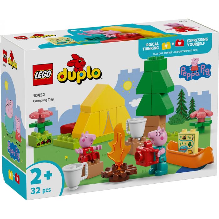 LEGO DUPLO 10452 Excursión Campestre de Peppa Pig y Papá Pig Set de Construcción para Preescolares con Tienda y Canoa 8 LEGO DUPLO 10452 Excursión Campestre de Peppa Pig y Papá Pig Set de Construcción para Preescolares con Tienda y Canoa 8
