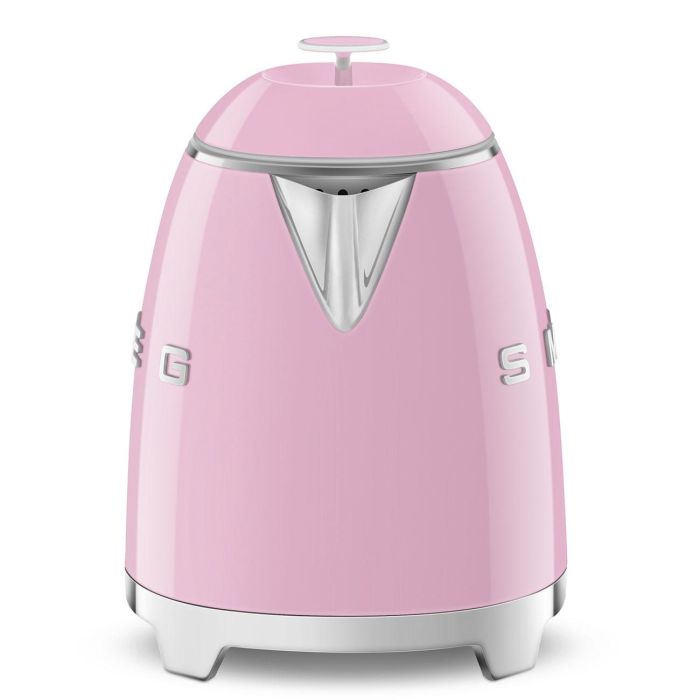 Smeg KLF05PKEU Hervidor de Agua Mini 0.8 L 1400 W Rosa Acero Inoxidable Indicador de Nivel de Agua Filtrado Apagado Automático 1