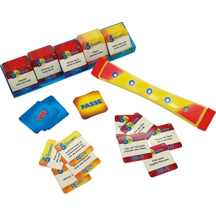 Megableu Relé de 5 Segundos - Juego de mesa electrónico de preguntas rápidas para familia y amigos, 3+ jugadores, desde 7 años 6 Megableu Relé de 5 Segundos - Juego de mesa electrónico de preguntas rápidas para familia y amigos, 3+ jugadores, desde 7 años 6