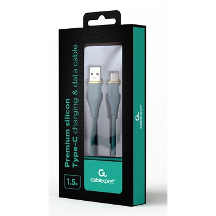 Cargador GEMBIRD CC-USB2S-AMCM-1.5M-G 2 Cargador GEMBIRD CC-USB2S-AMCM-1.5M-G 2