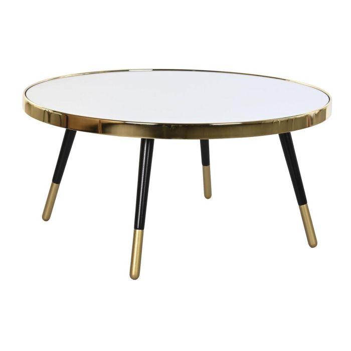 Mesa Centro Glam DKD Home Decor Dorado Plateado 82.5 x 40 x 82.5 cm