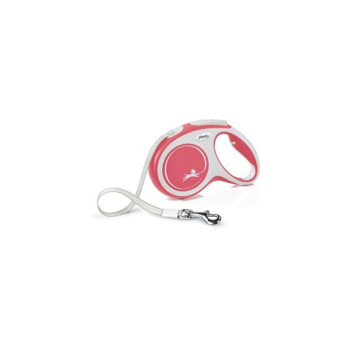 Flexi New Comfort Correa Retráctil de Cinta para Perros Talla M, 5 Metros, Rojo Bicolor, con Sistema de Freno Mejorado 0 Flexi New Comfort Correa Retráctil de Cinta para Perros Talla M, 5 Metros, Rojo Bicolor, con Sistema de Freno Mejorado 0