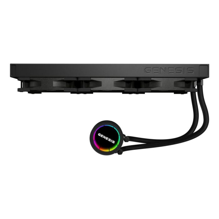 GENESIS NLG-2321 Kit de Refrigeración Líquida para Ordenador, Carcasa PC, Negro, 3 Ventiladores, Iluminación LED RGB 11