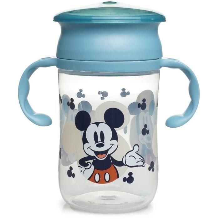 TAZA DE APRENDIZAJE 360 GRADOS - Taza de entrenamiento 360 con tapa MICKEY