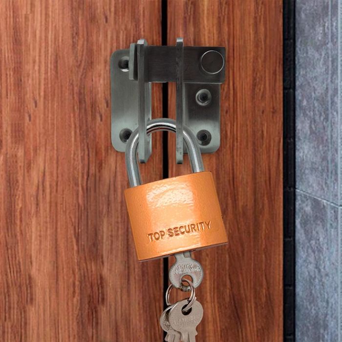 Micel Candado de arco normal CN17, latón, 40 mm 1