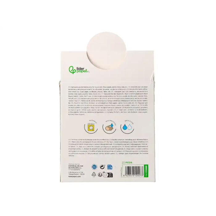 Liderpapel Pegamento en Barra 6 gr Bolígrafo con Clip para Oficina y Escolar 9