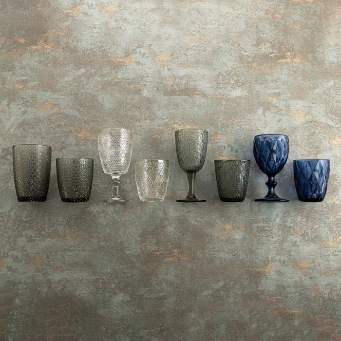 Bidasoa Ikonic: Set 6 Vasos Altos de Vidrio Gris de 35 cL - Apto Lavavajillas y Microondas, Sin Plomo ni Cadmio 3