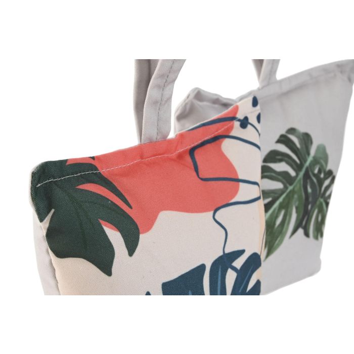 DKD Home Decor Sujetapuertas Tropical Blanco Verde Algodón Hojas 10 x 21 x 25 cm (2 Unidades) 1 DKD Home Decor Sujetapuertas Tropical Blanco Verde Algodón Hojas 10 x 21 x 25 cm (2 Unidades) 1