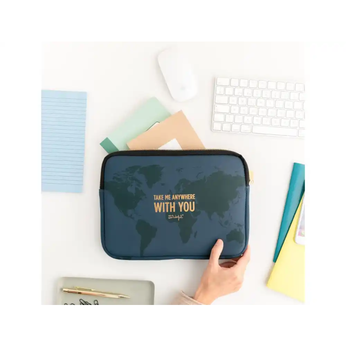 Mr. Wonderful Funda para portátil 12" with you Protector Acolchado Universal 4