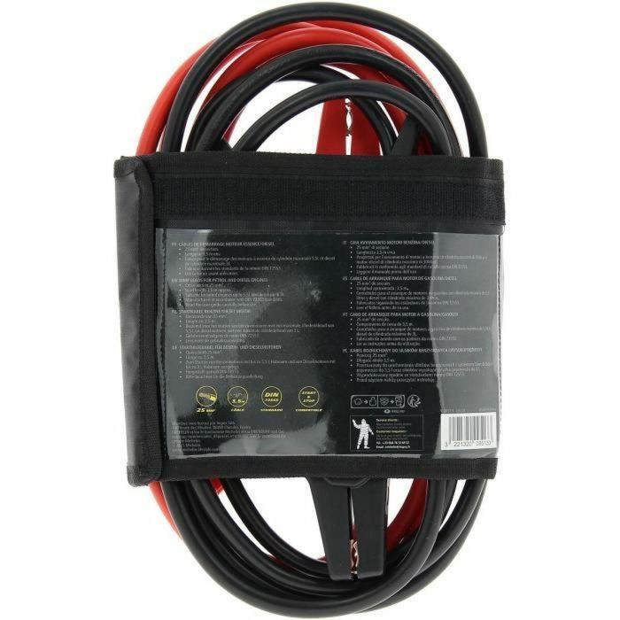 Michelin MIC3221320095133 Cables de Arranque Modelo 9513 para Batería de Coche, Sección 25mm², Longitud 3 Metros 4