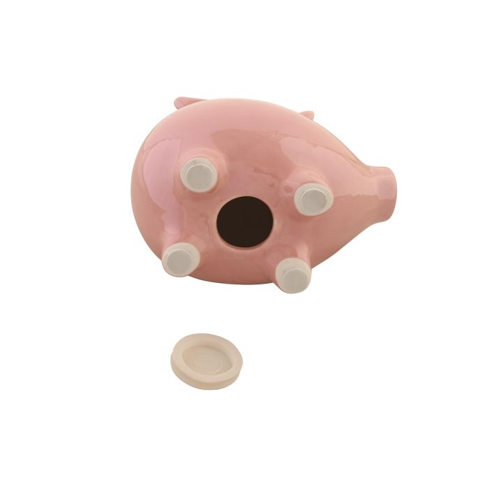 DKD Home Decor Hucha de Cerdito Infantil de Dolomita, Color Rosa, 11.5 x 15 x 16.5 cm 2 DKD Home Decor Hucha de Cerdito Infantil de Dolomita, Color Rosa, 11.5 x 15 x 16.5 cm 2
