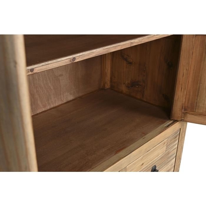 DKD Home Decor Armario Antik China Natural 52 x 180 x 88 cm Acabado Lacado Hecho a Mano 2 Cajones 2 Puertas 8