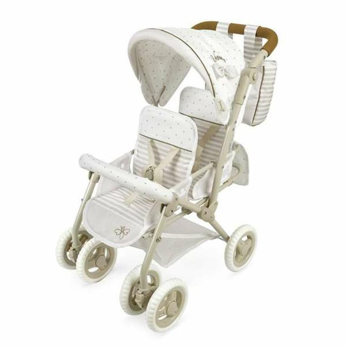 Silla gemelar plegable verona para muñecas de hasta 52 cm.40x70x72 cm Silla gemelar plegable verona para muñecas de hasta 52 cm.40x70x72 cm