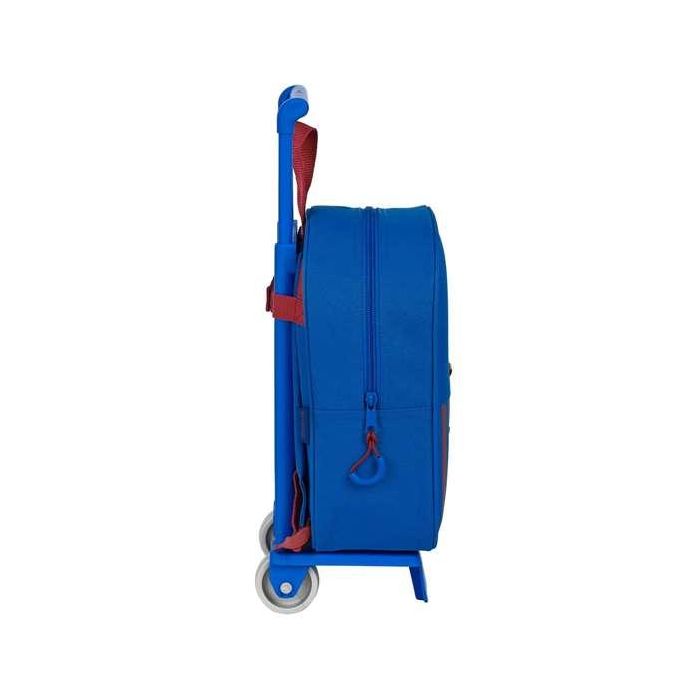 Mochila Escolar con Ruedas F.C. Barcelona M280 Granate Azul marino 3 Mochila Escolar con Ruedas F.C. Barcelona M280 Granate Azul marino 3
