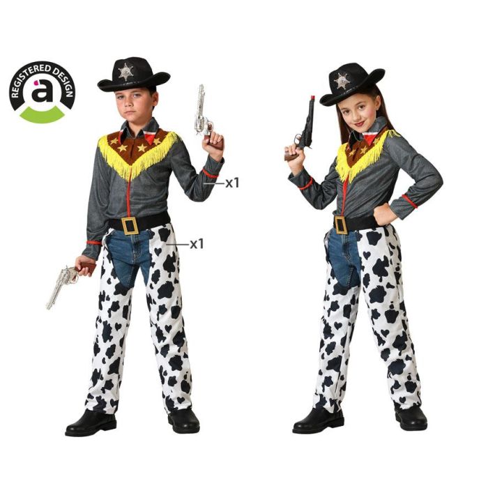Disfraz Vaquero Niño Lejano Oeste Unisex Azul 5-6 Años 0 Disfraz Vaquero Niño Lejano Oeste Unisex Azul 5-6 Años 0