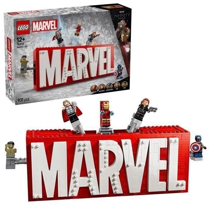 LEGO Marvel 76313 MARVEL Logo y sus Superhéroes - Juego de construcción de Los Vengadores para niños de 12 años LEGO Marvel 76313 MARVEL Logo y sus Superhéroes - Juego de construcción de Los Vengadores para niños de 12 años