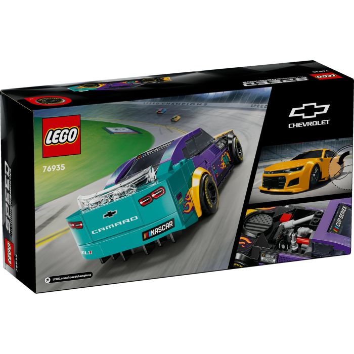 LEGO Speed Champions NASCAR Next Gen Chevrolet Camaro ZL1 Juego de Construcción para Niños a partir de 9 Años con 328 Piezas 2