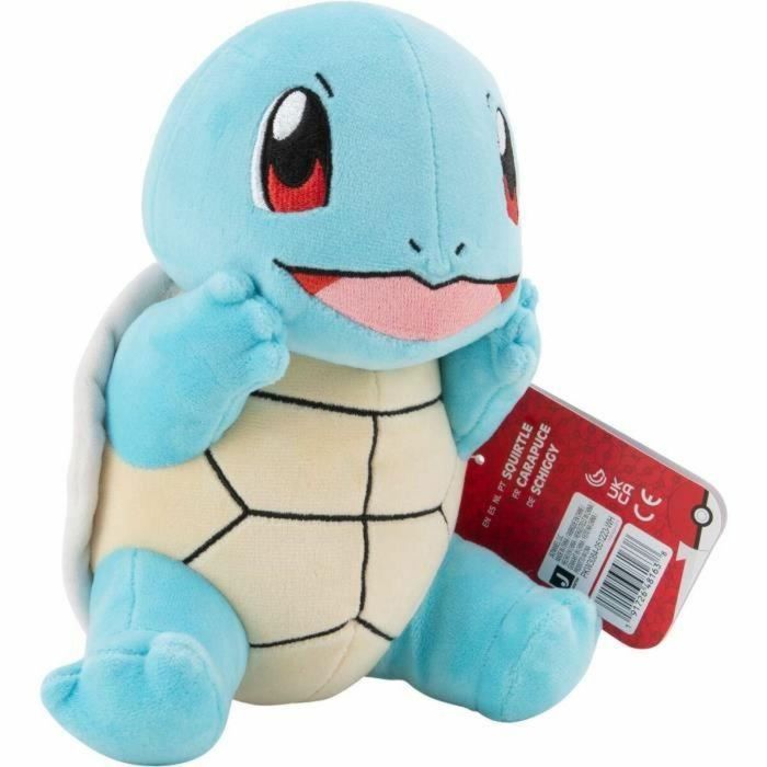 Peluche - BANDAI - Pokémon Squirtle - 20 cm, pura suavidad y ternura 5