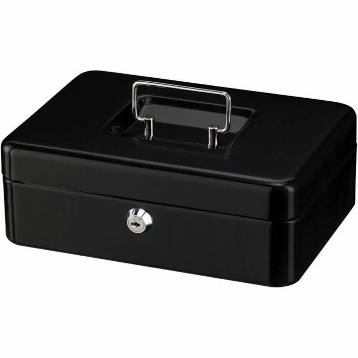 Caja para monedas - BURG WACHTER - Money 5025 Black - Apertura con llave, acero negro