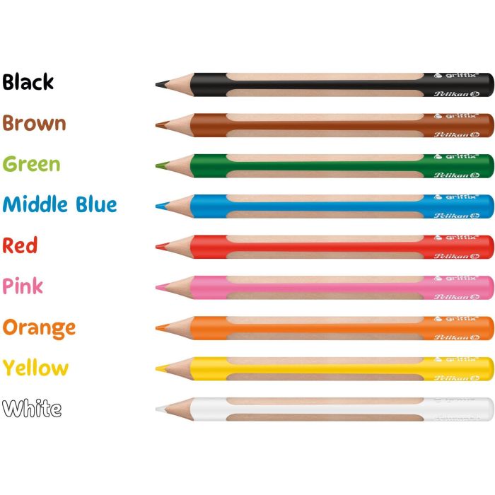 Pelikan Buntstifte griffix BSDg/wv/9 8+1 Stück Faltschachtel 13 Pelikan Buntstifte griffix BSDg/wv/9 8+1 Stück Faltschachtel 13